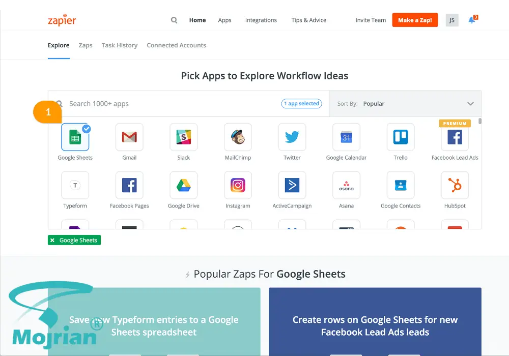 اتصال هاتجر به ابزارهای اتوماسیون داده از طریق Zapier اتصال هاتجر به ابزارهای اتوماسیون داده از طریق Zapier