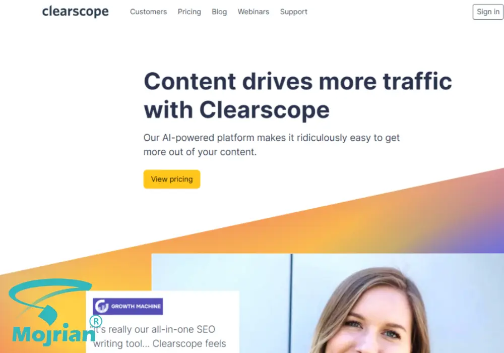 Clearscope هوش مصنوعی محتوا Clearscope