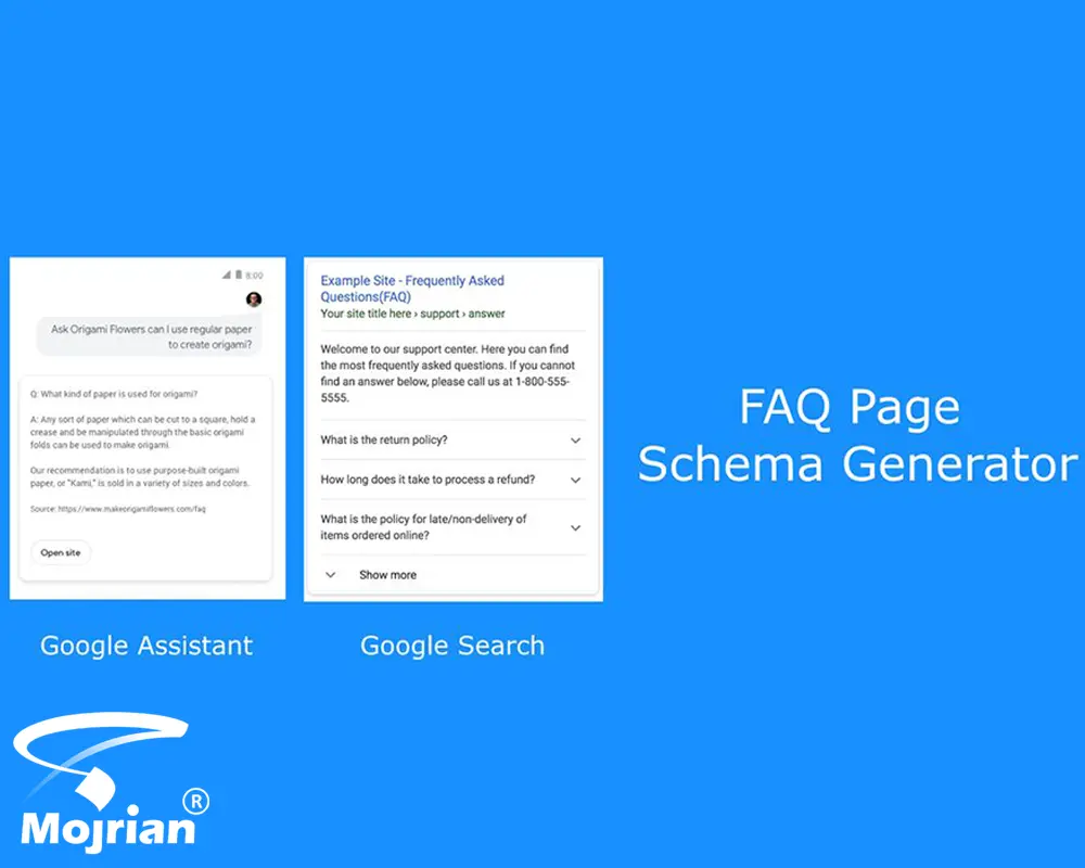 اسکیمای FAQPage سؤالات متداول اسکیمای FAQPage برای صفحات سؤالات متداول